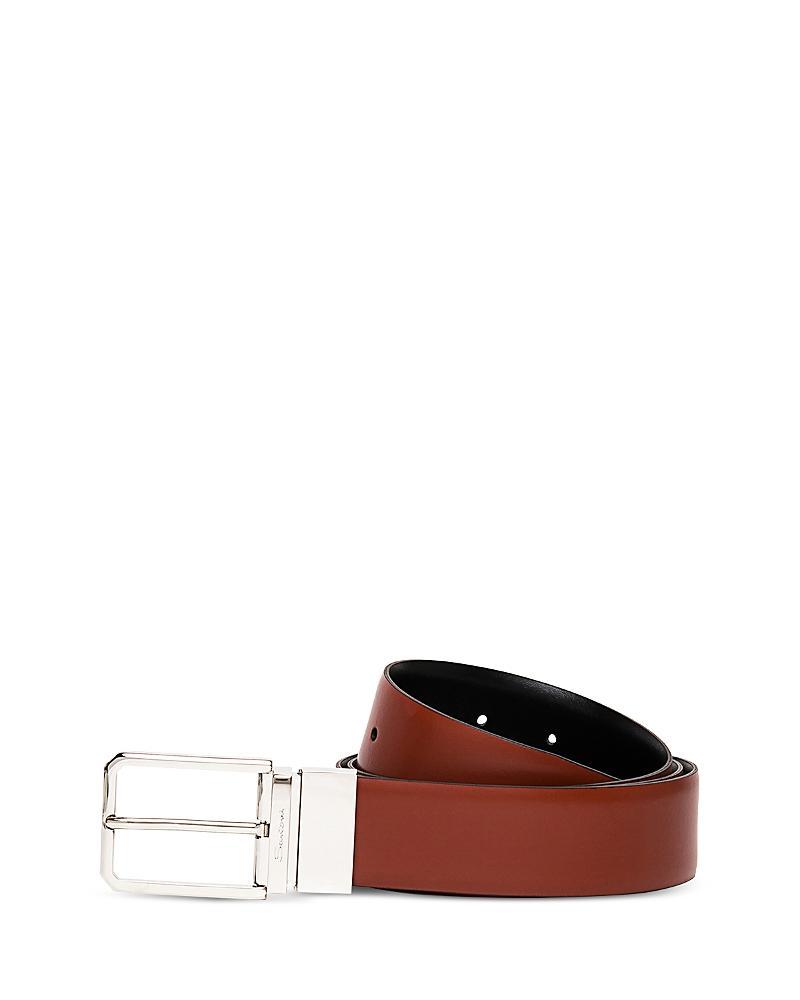 Mens Reversible Leather Dress Belt Product Image