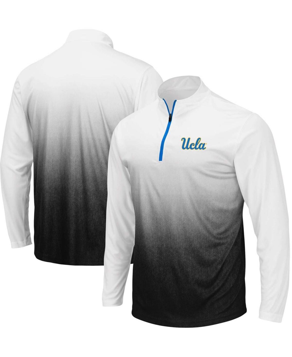 Mens Colosseum Gray UCLA Bruins Magic Team Logo Quarter-Zip Jacket Product Image