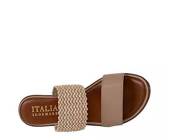 Italian Shoemakers Yamari Womens Sandals Brown Product Image