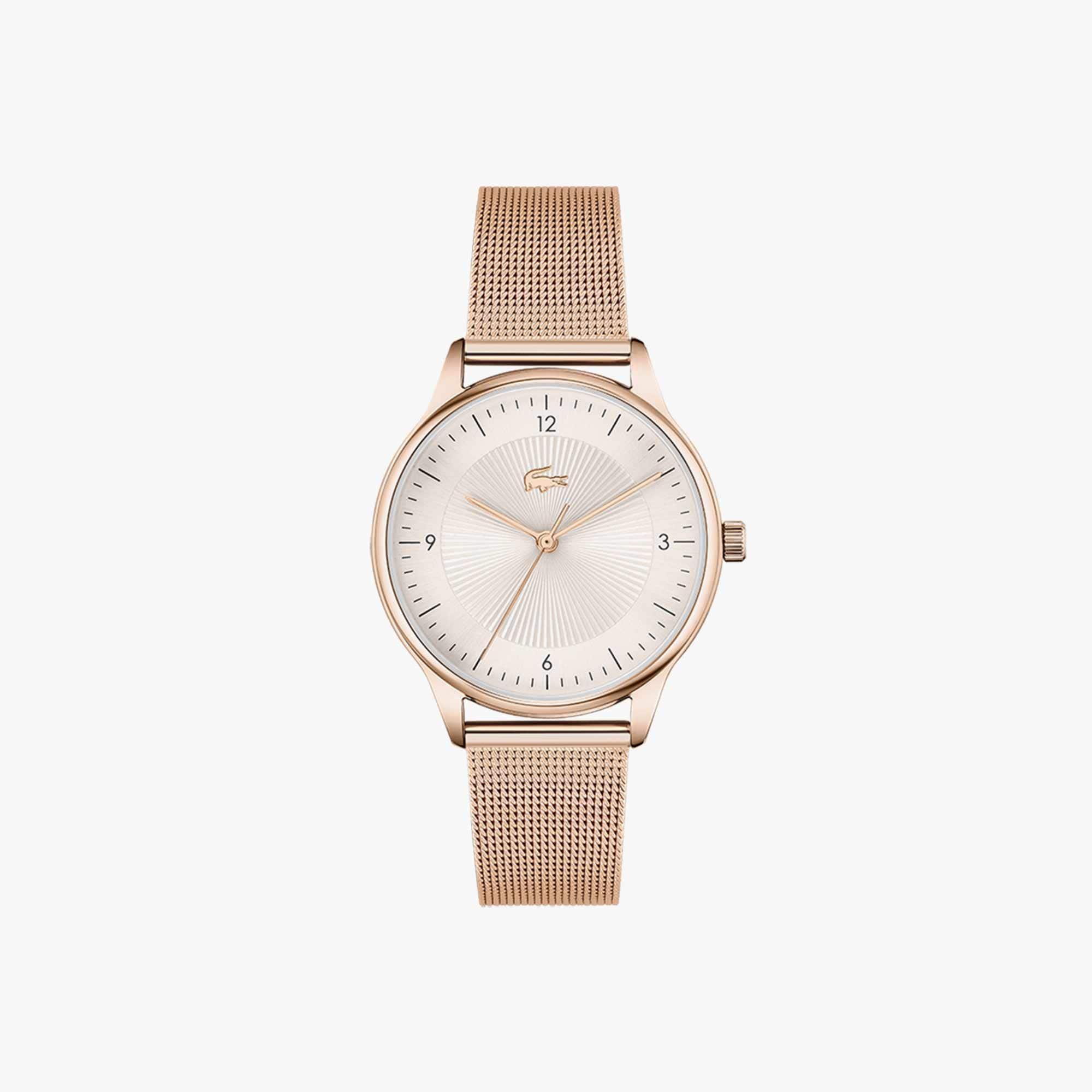 Lacoste Club 3 Hands Rose Goldtone Watch Product Image