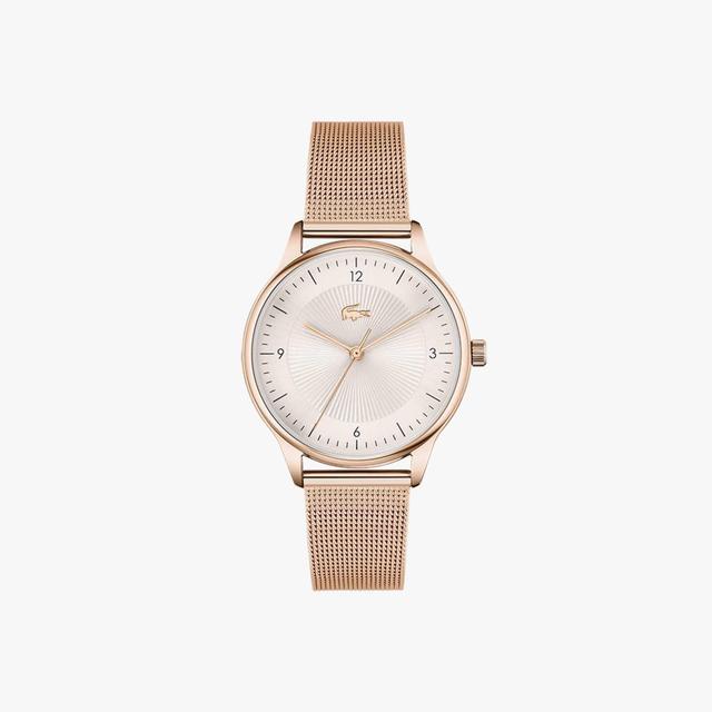 Lacoste Club 3 Hands Rose Goldtone Watch Product Image