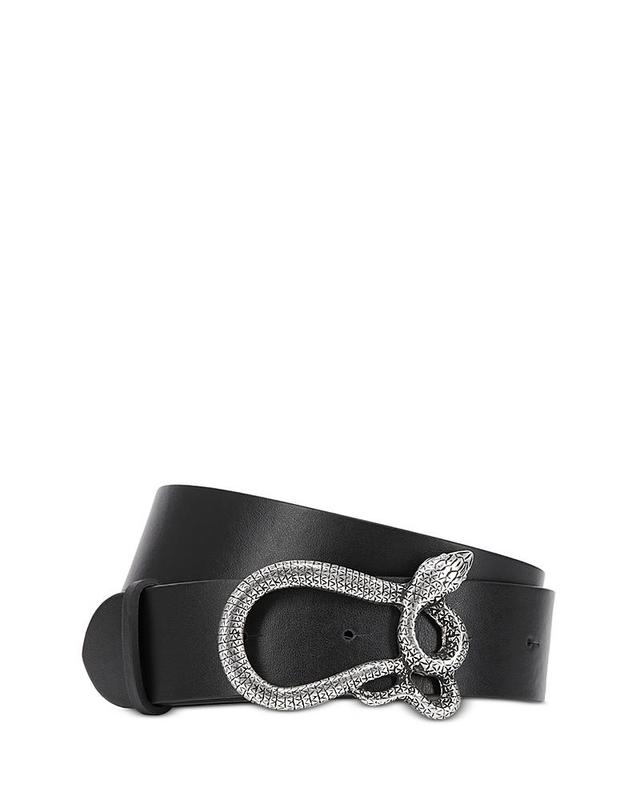 The Kooples Snake Womens Buckle Belt Product Image