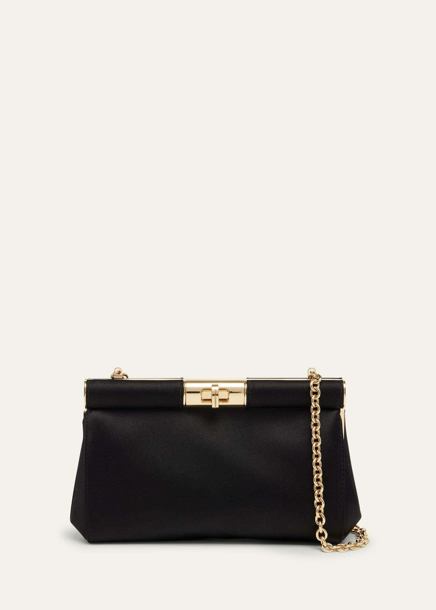 Dolce & Gabbana Satin Convertible Shoulder Bag Product Image