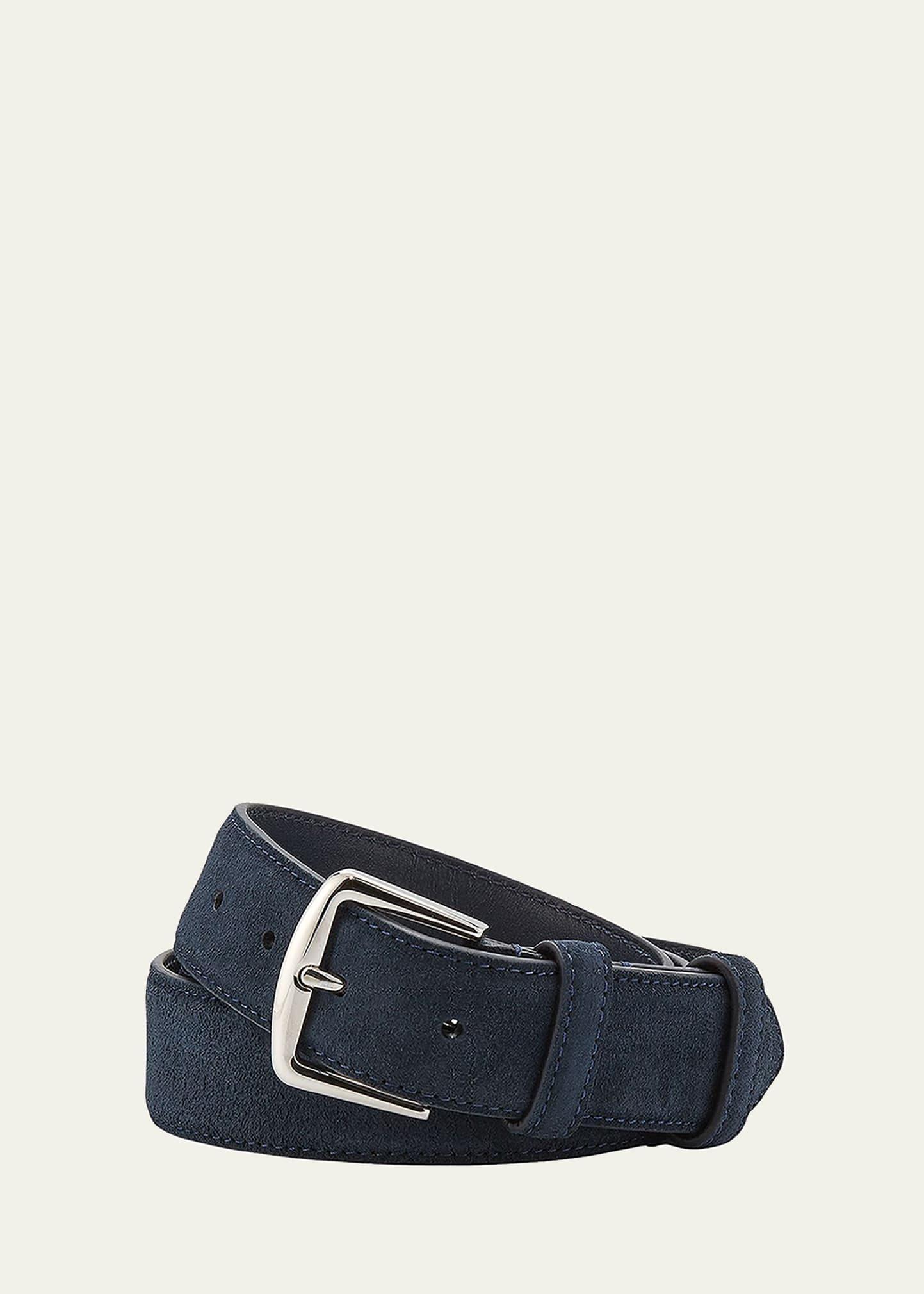 Mens Basic Suede Belt Product Image