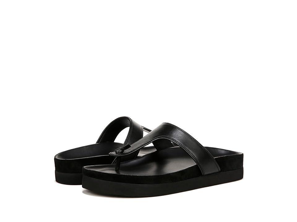 Vince Frankie Platform Thong Sandals Leather) Women's Sandals Product Image