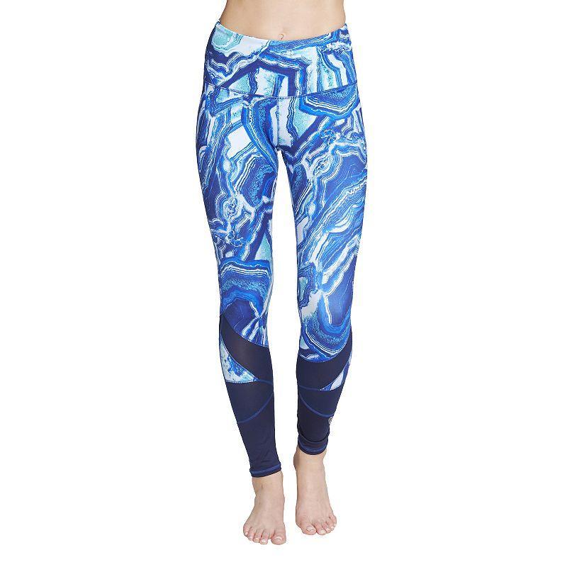 Womens Mazu Swim High-Rise Slimming Swim Leggings Blue Product Image