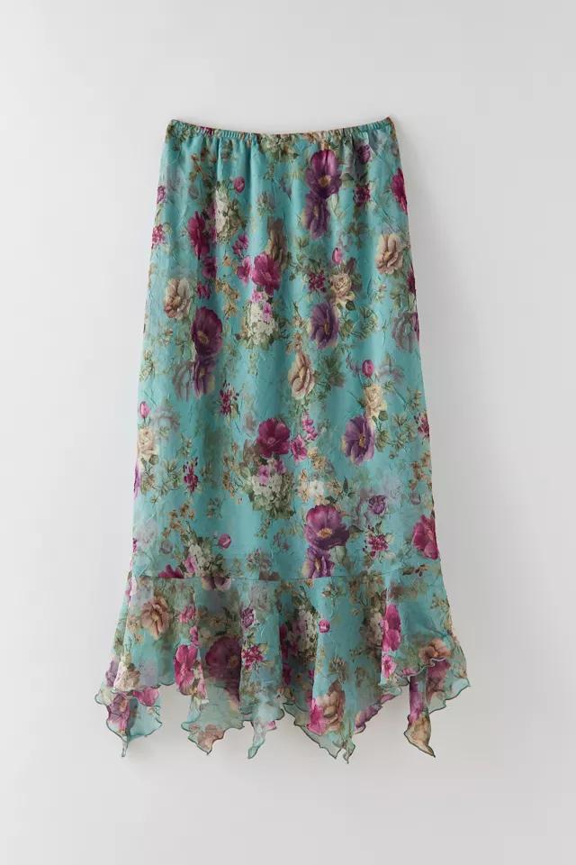 Vintage Floral Maxi Skirt Product Image