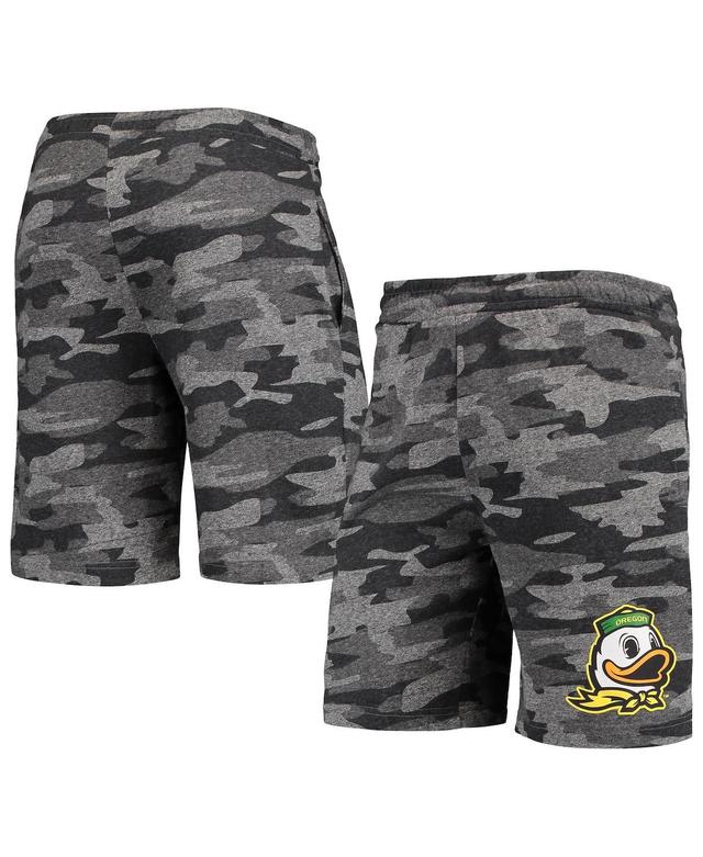 Mens Concepts Sport Charcoal/Gray Oregon Ducks Camo Backup Terry Jam Lounge Shorts Product Image