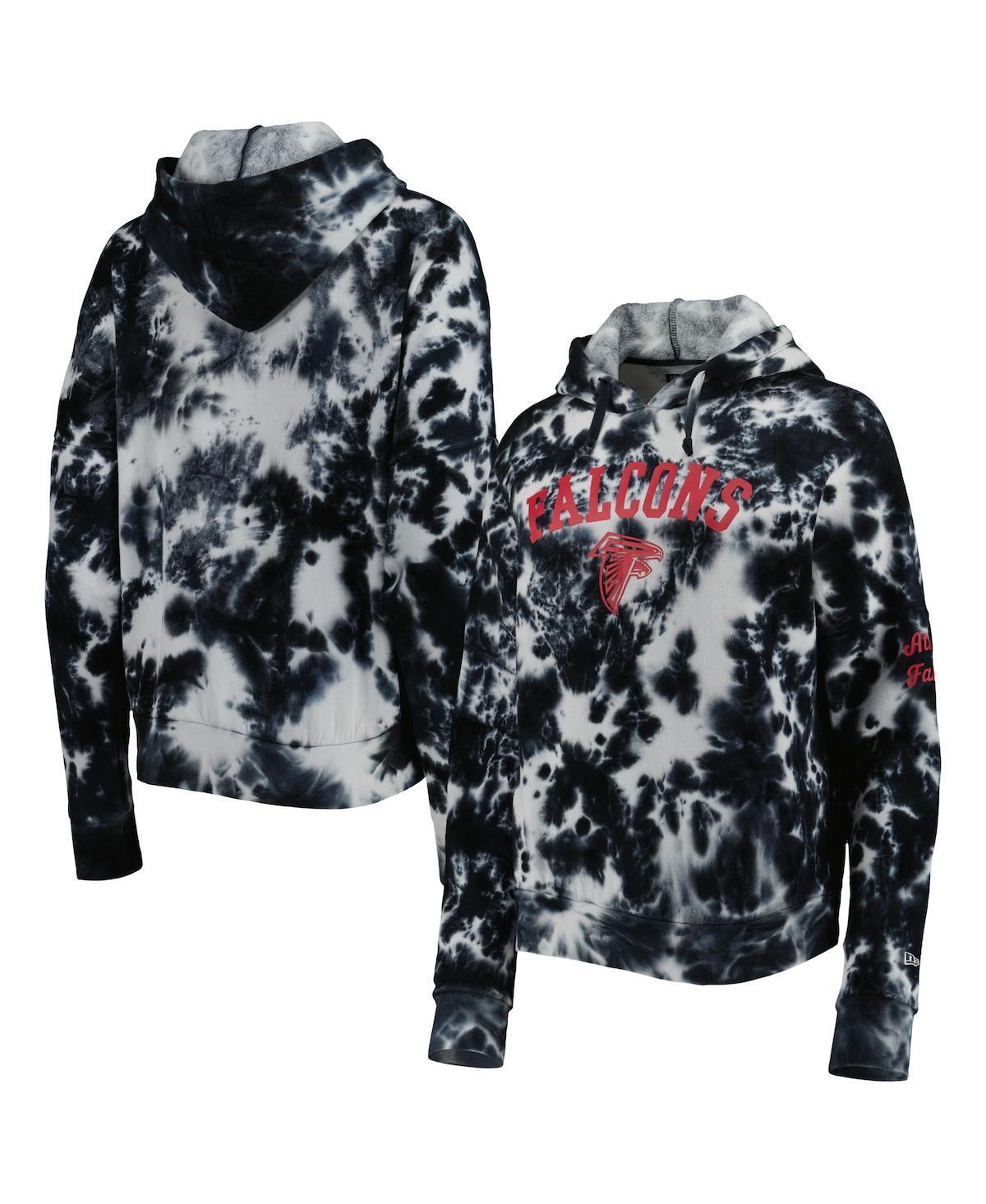 Womens New Era Atlanta Falcons Cloud Dye Fleece Pullover Hoodie Product Image