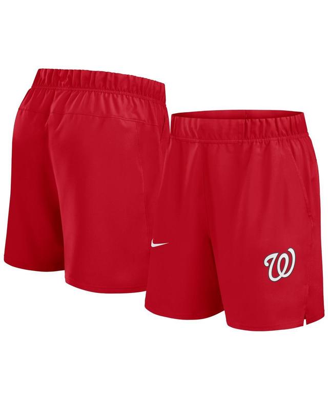 Nike Mens Red Washington Nationals Woven Victory Performance Shorts Product Image