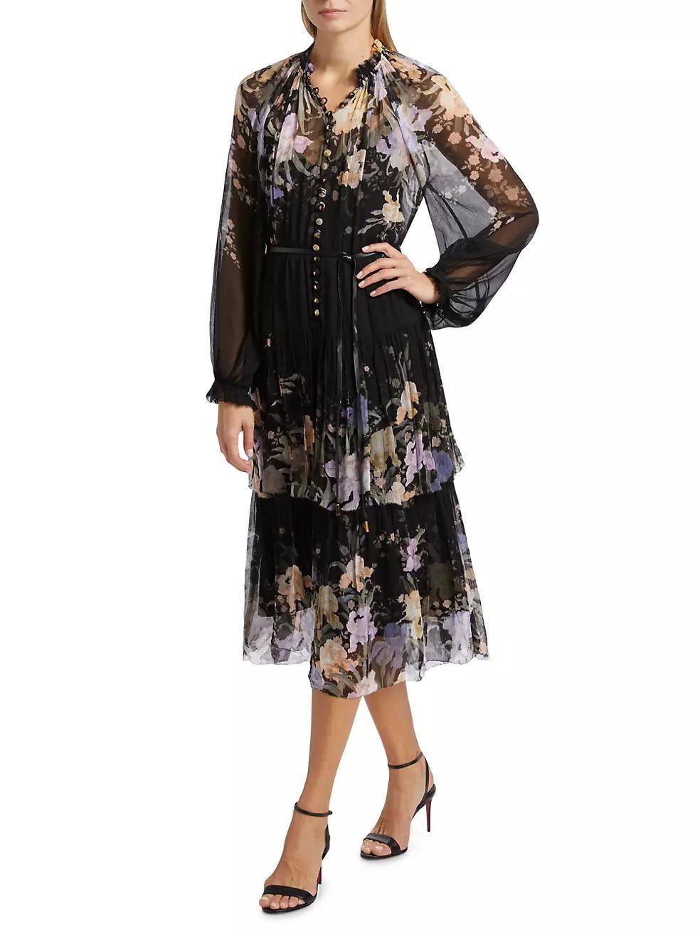 Eden Tiered Midi-Dress Product Image