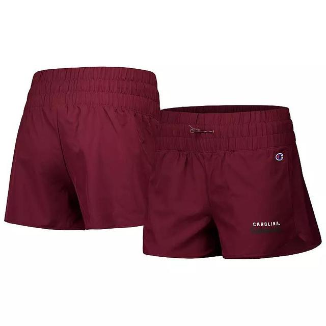 Womens Champion Garnet South Carolina Gamecocks Tailgate Her Woven Shorts Product Image