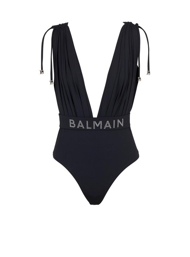 Draped swimsuit Product Image