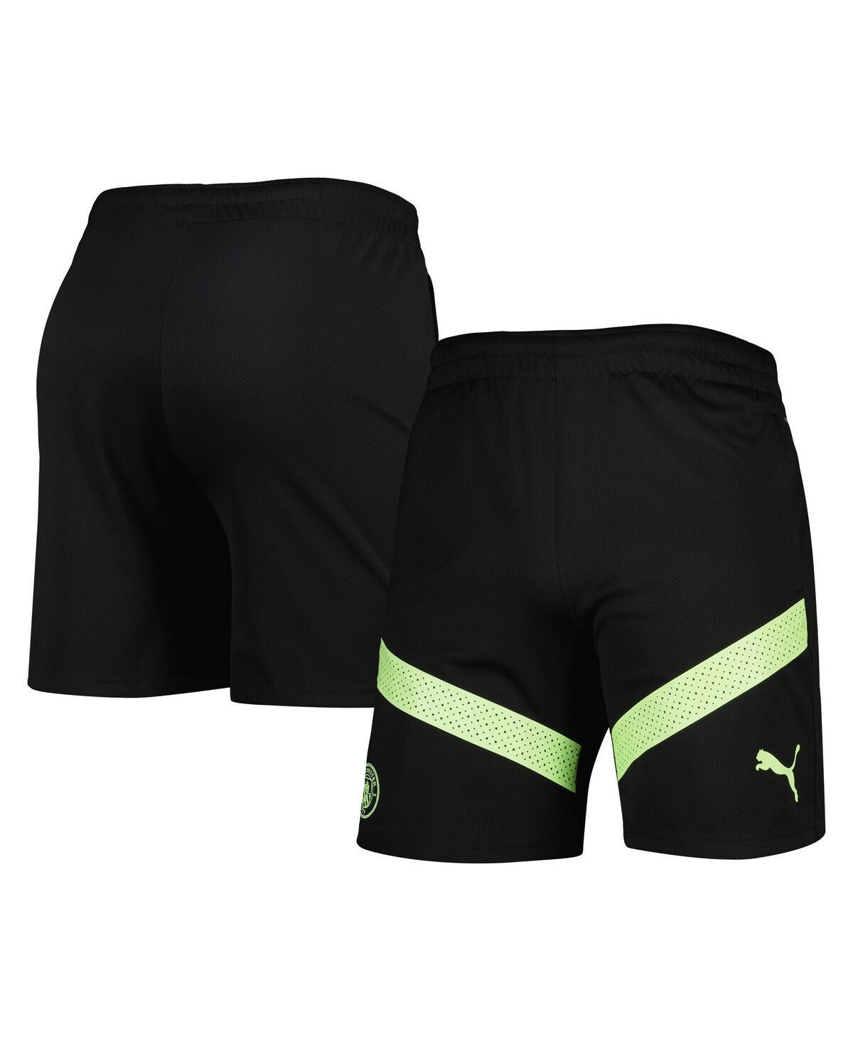 Mens Puma Black Manchester City Logo DryCELL Training Shorts Product Image