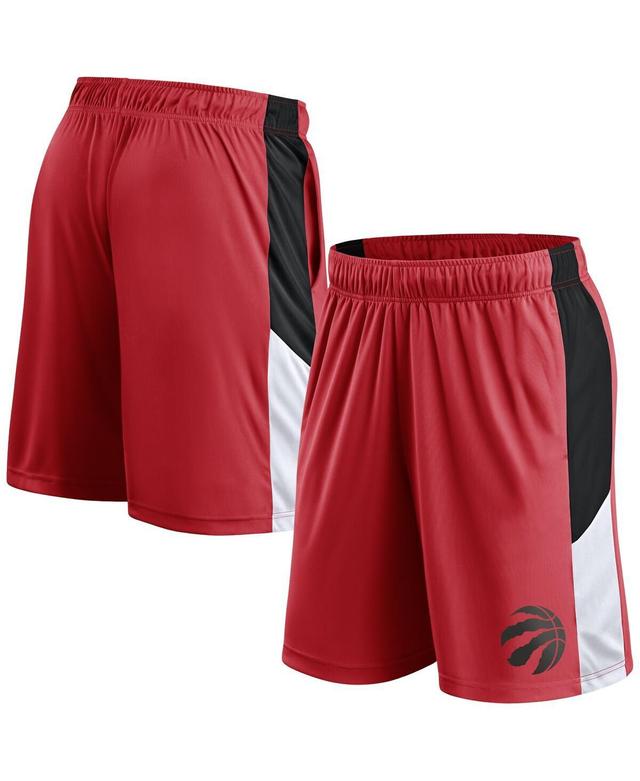 Mens Fanatics Red Toronto Raptors Practice Performance Shorts Product Image