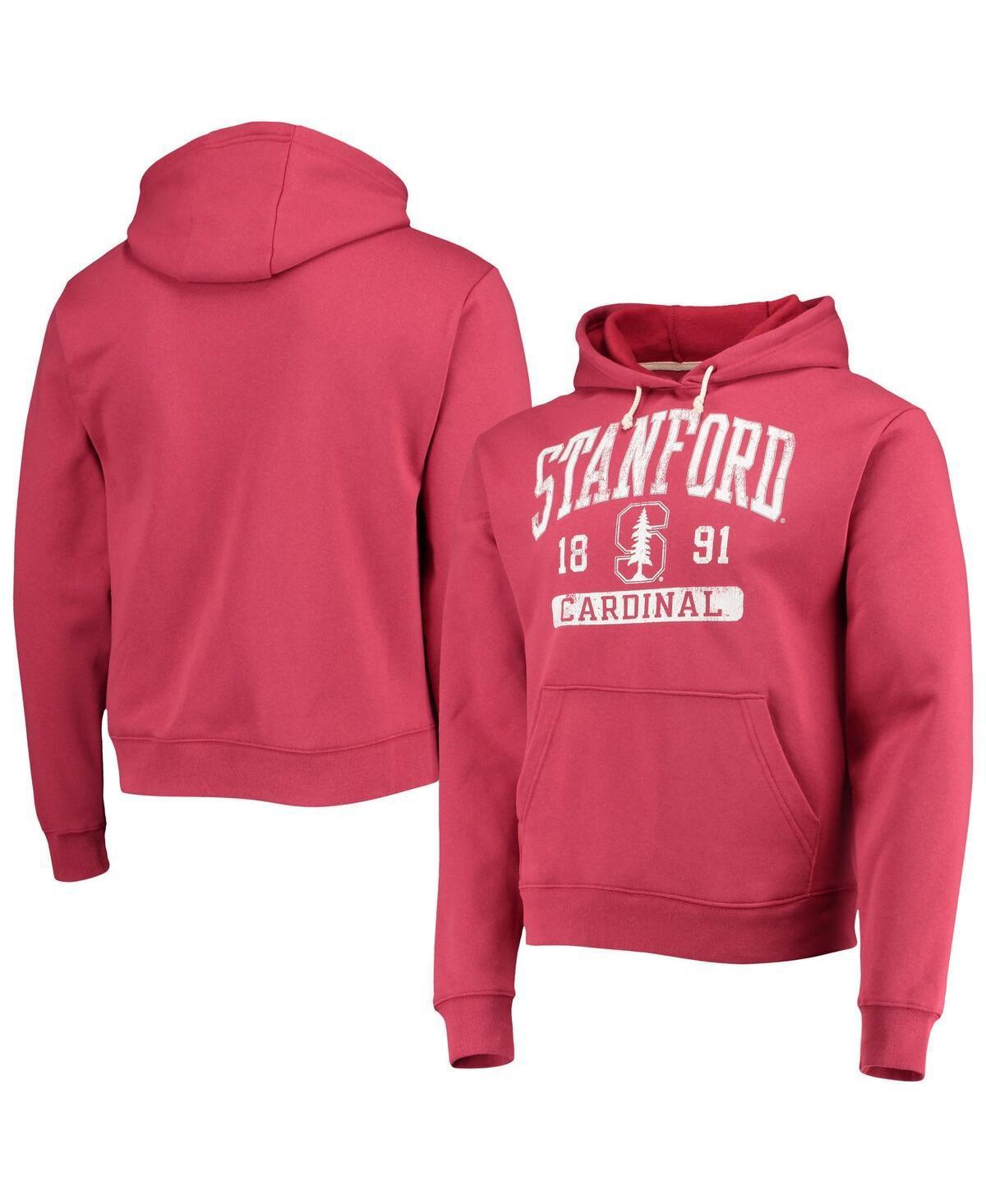 Mens League Collegiate Wear Cardinal Stanford Cardinal Volume Up Essential Fleece Pullover Hoodie Product Image