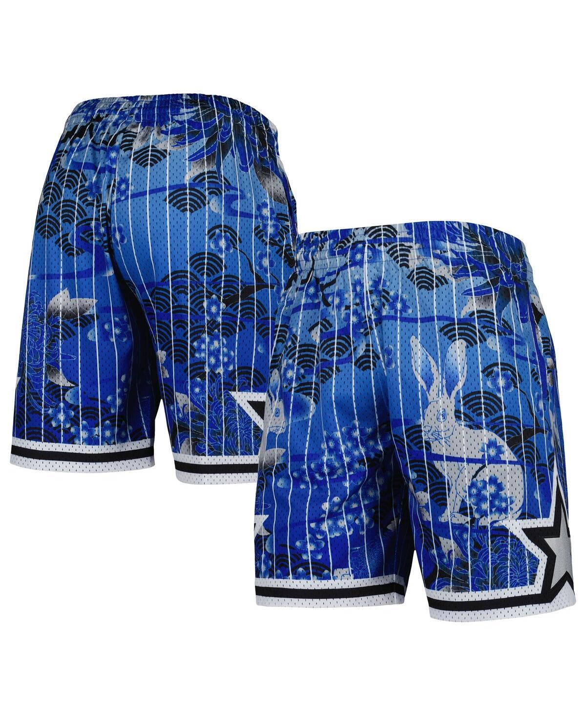 Mens Mitchell & Ness Blue Orlando Magic Lunar New Year Swingman Shorts Product Image