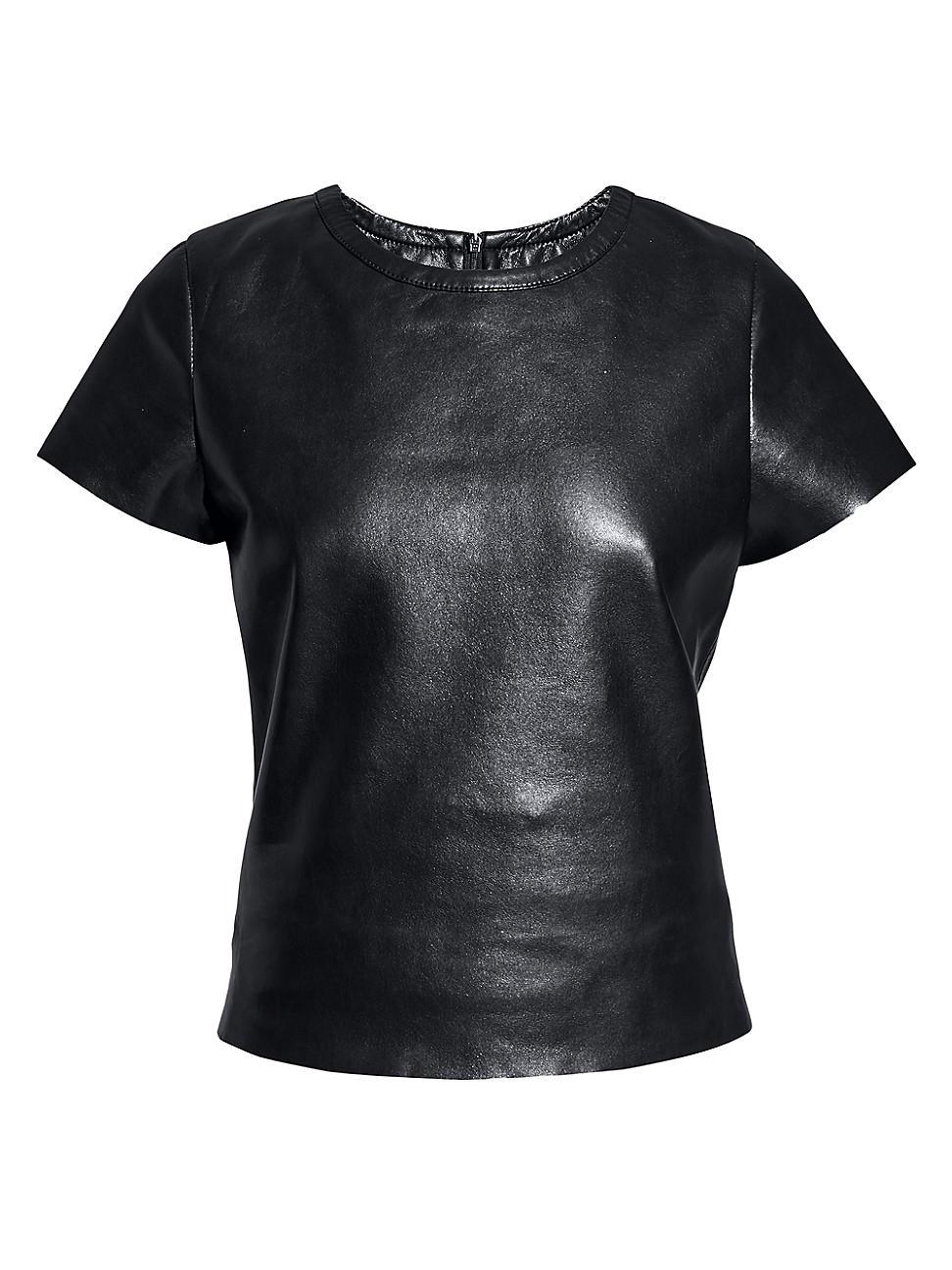 Womens New Guard Recycled Leather Tee Product Image