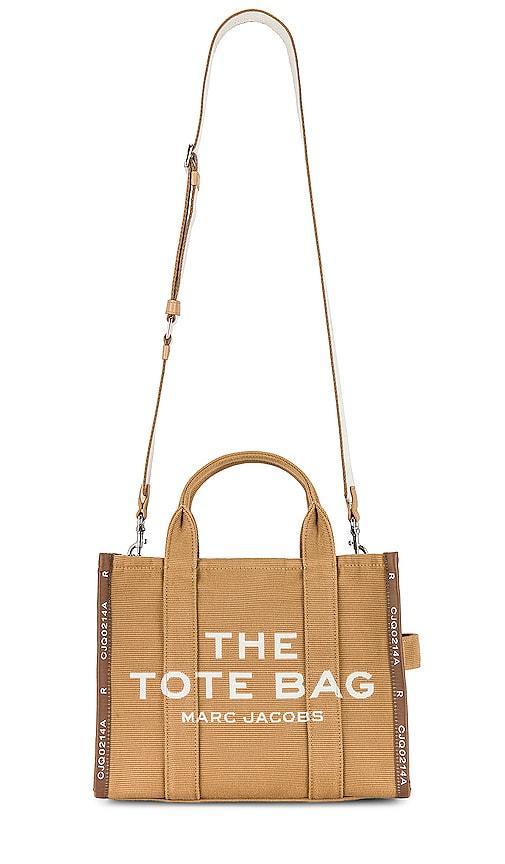 Marc Jacobs The Jacquard Medium Tote Bag in Brown. Product Image