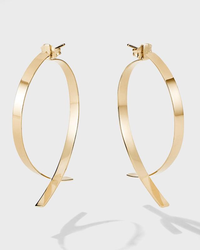 Lana Up Down Hoop Earrings Product Image