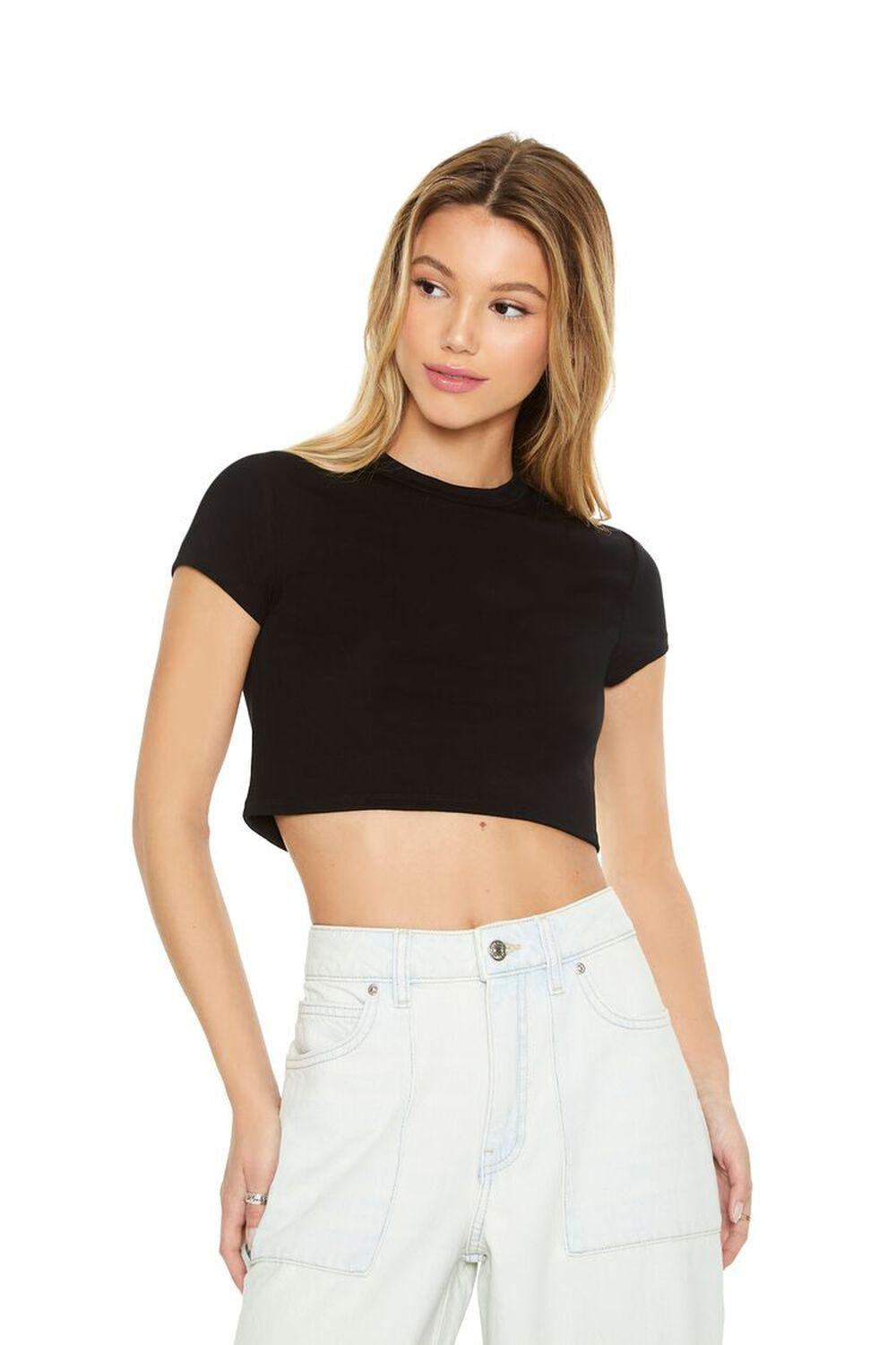 Cropped Crew Tee | Forever 21 product image