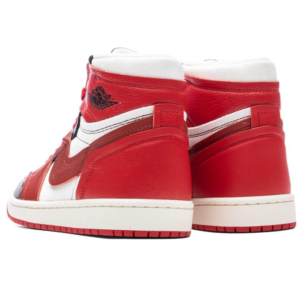 Air Jordan 1 High MM Women's - Sport Red/Dune Red/Black Female Product Image