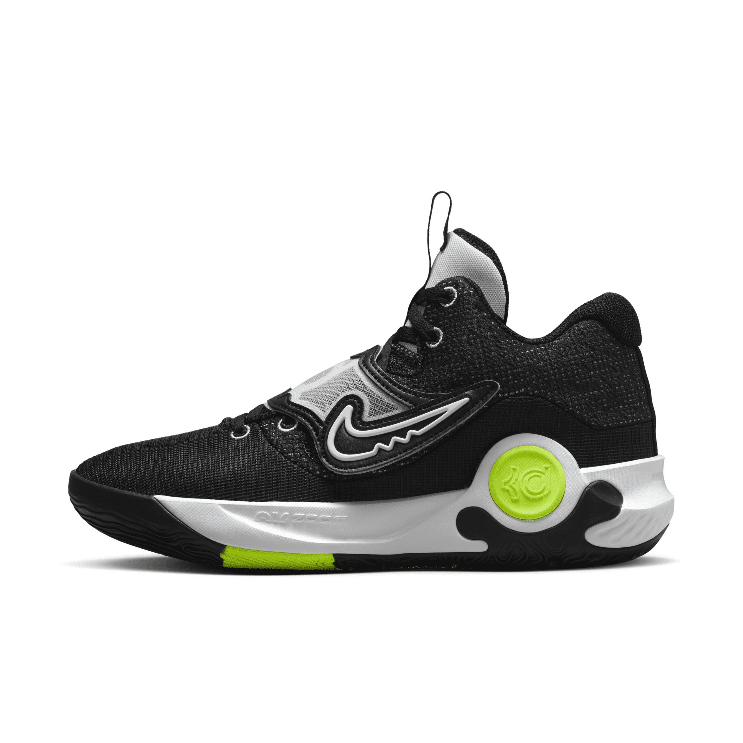 Nike Mens Kevin Durant Nike KD TREY 5 X - Mens Basketball Shoes White/Barely Volt/Wolf Grey Product Image