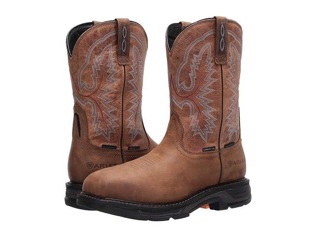 Ariat Workhog XT Wide Square Toe H2O Carbon Toe (Distressed /Bravo ) Men's Work Boots Product Image