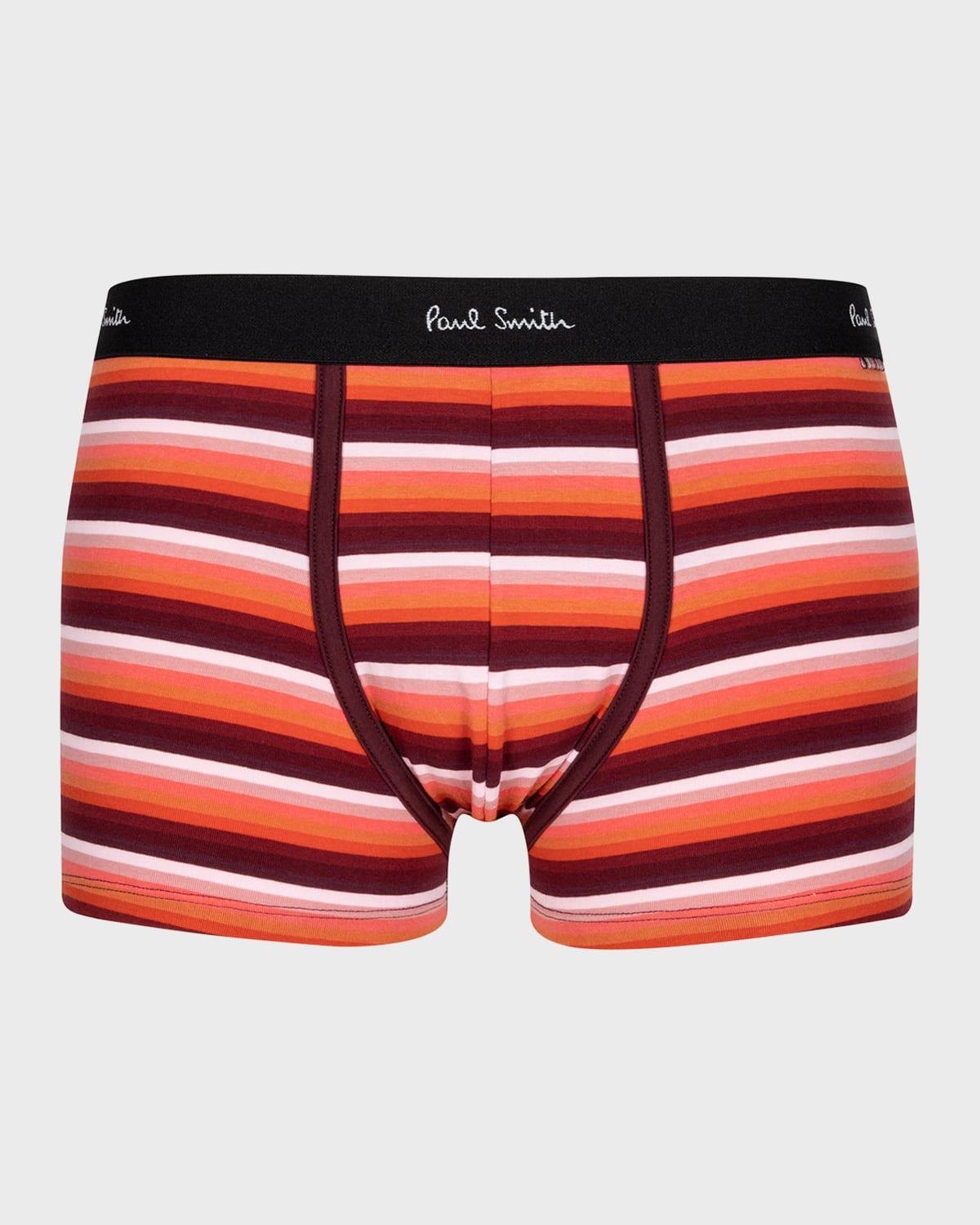 Mens Wall Stripe Organic Cotton Trunks Product Image