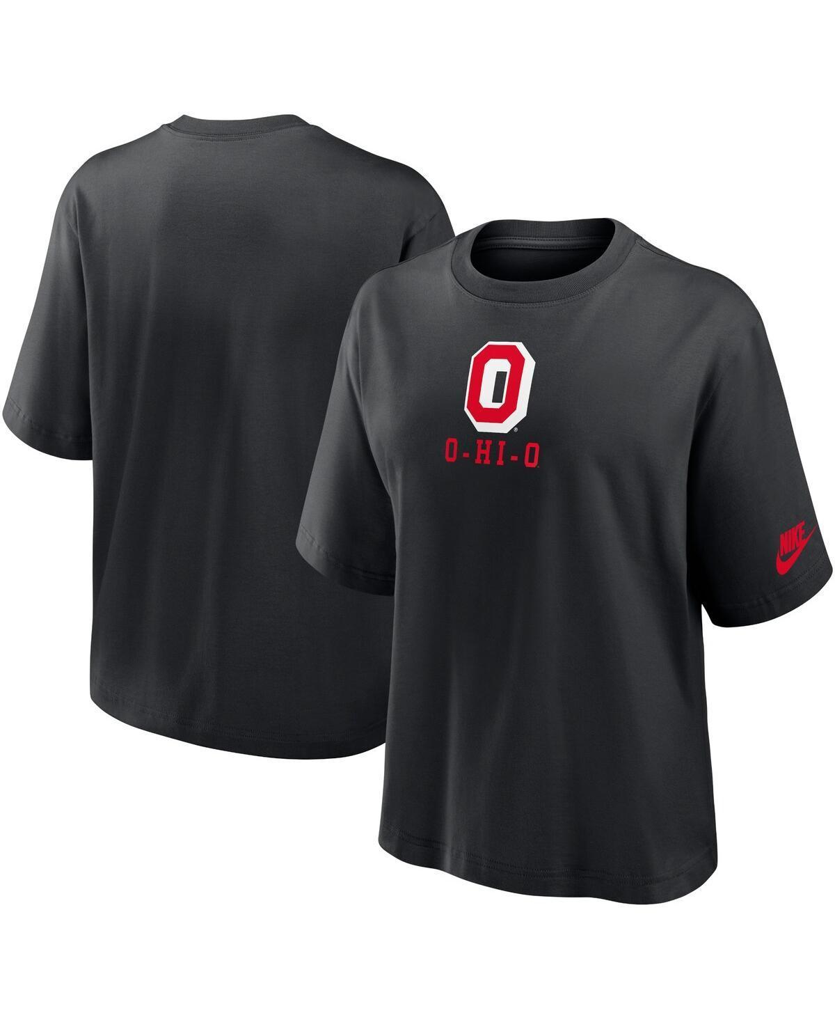 Womens Nike Ohio State Buckeyes Boxy Legacy Established T-Shirt Product Image