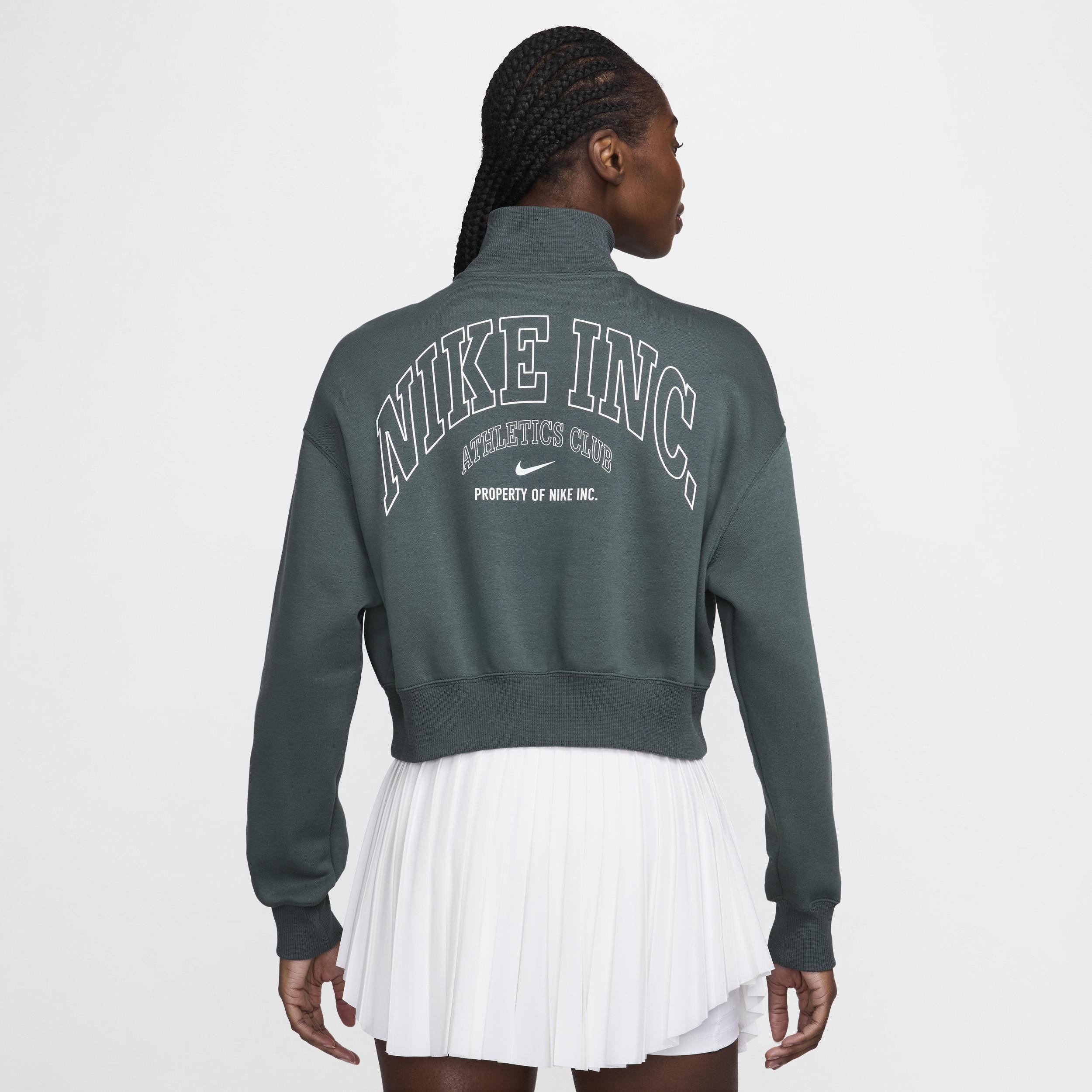 Women's Nike Sportswear Phoenix Fleece 1/2-Zip Cropped Sweatshirt Product Image