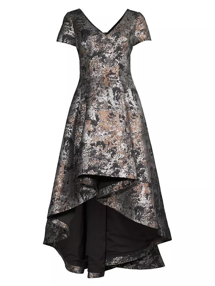 Jacquard High-Low Gown Product Image