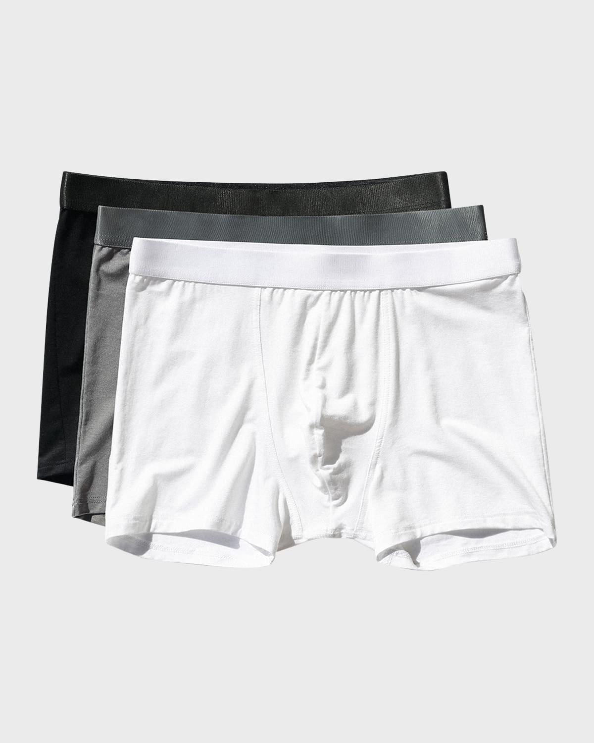 Mens Solid 3-Pack Boxer Briefs Product Image