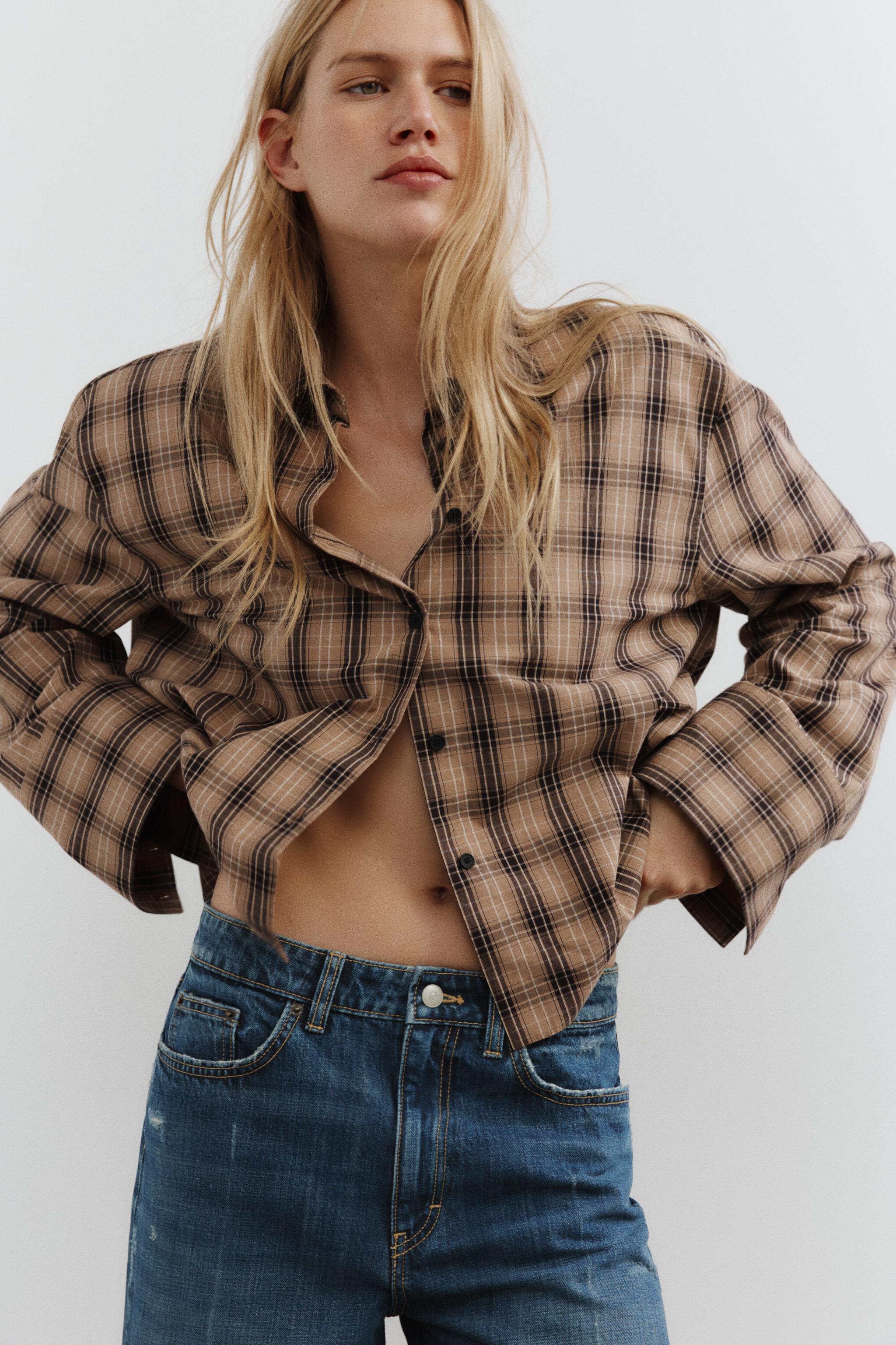 OVERSIZED PLAID SHIRT Product Image