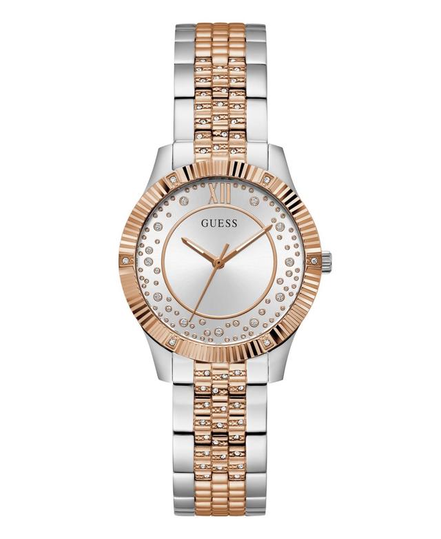 Guess Womens Analog Two-Tone Steel Watch 34mm - Two Tone Product Image