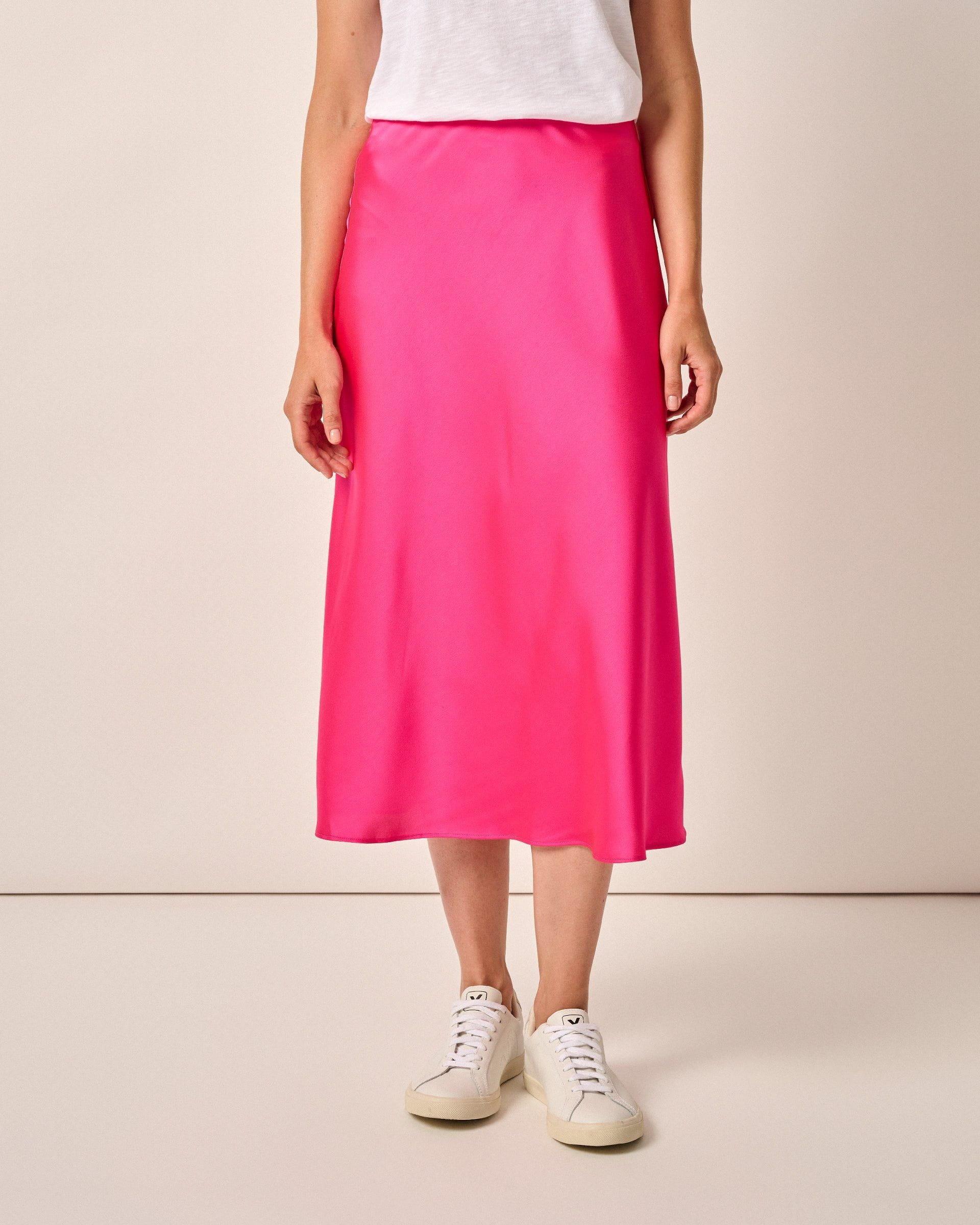 Audrey Charmeuse Slip Skirt Female Product Image