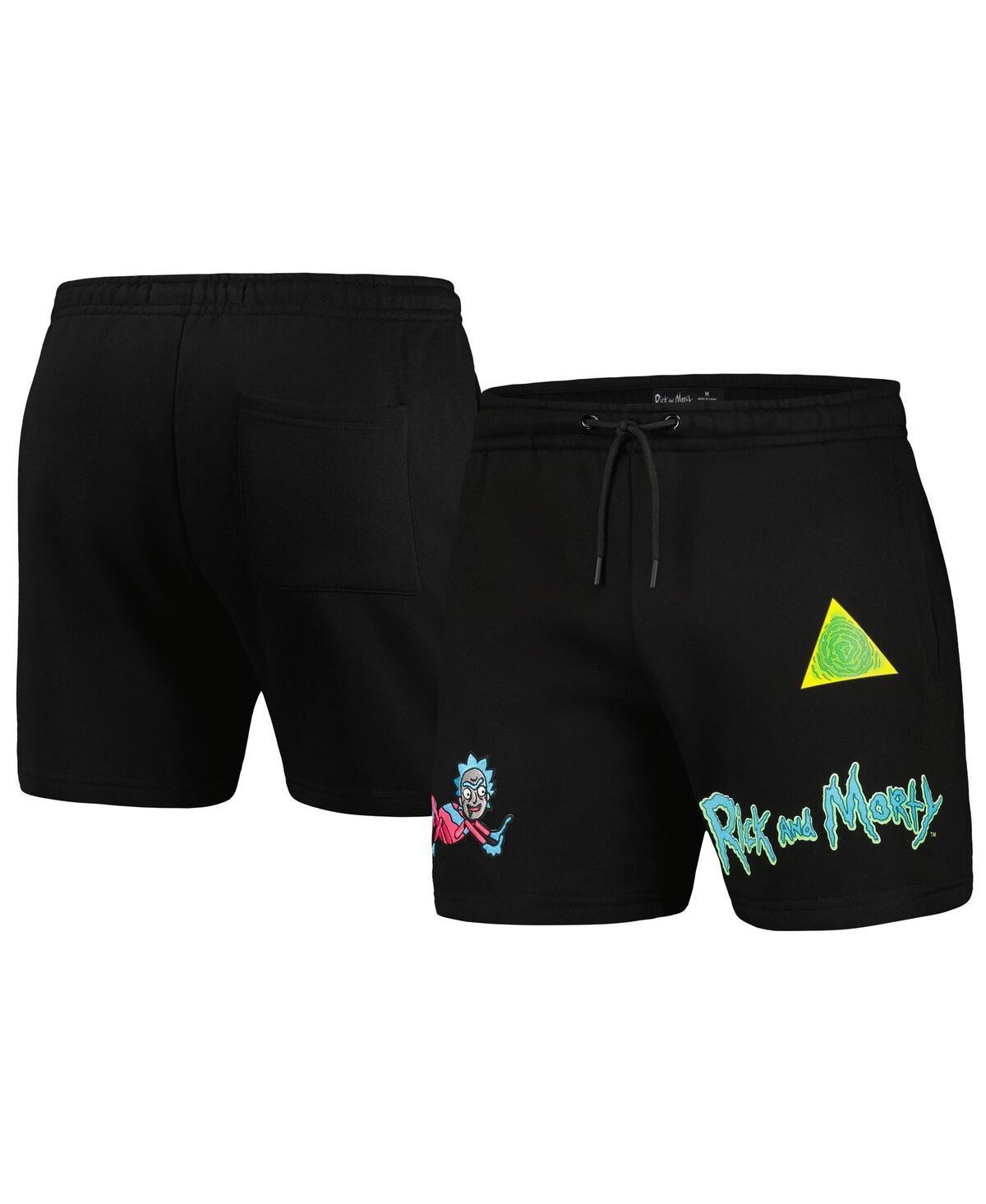 Mens Freeze Max Black Rick And Morty Shorts Product Image