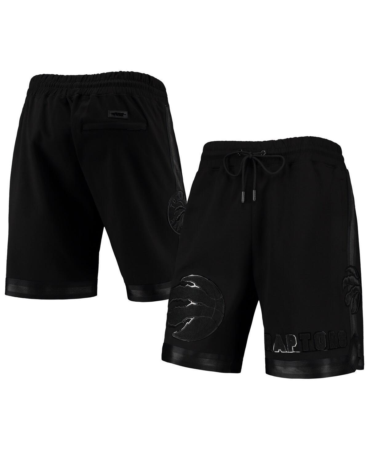 Mens Pro Standard Toronto Raptors Triple Black Gloss Shorts Product Image