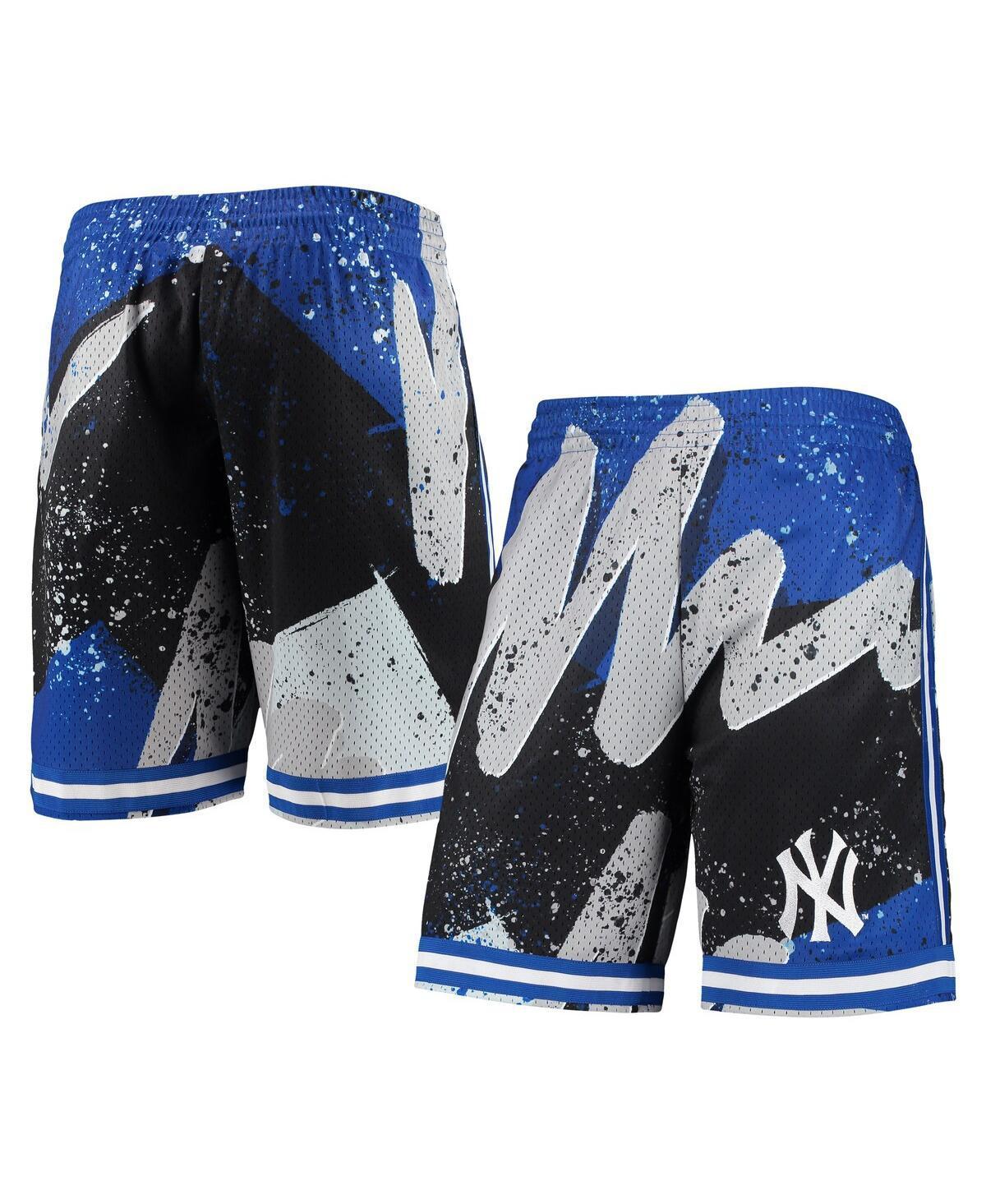 Mens Mitchell & Ness Black New York Yankees Hyper Hoops Shorts Product Image