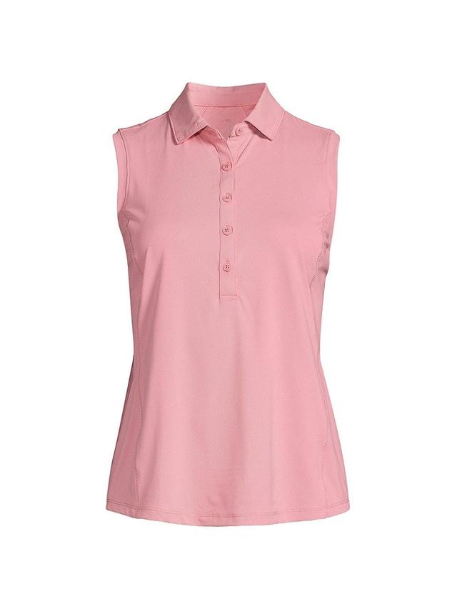 Womens Tae Sleeveless Polo Top Product Image