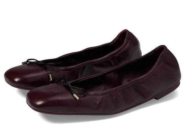 Stuart Weitzman Bardot Bow Flat (Cabernet) Women's Shoes Product Image
