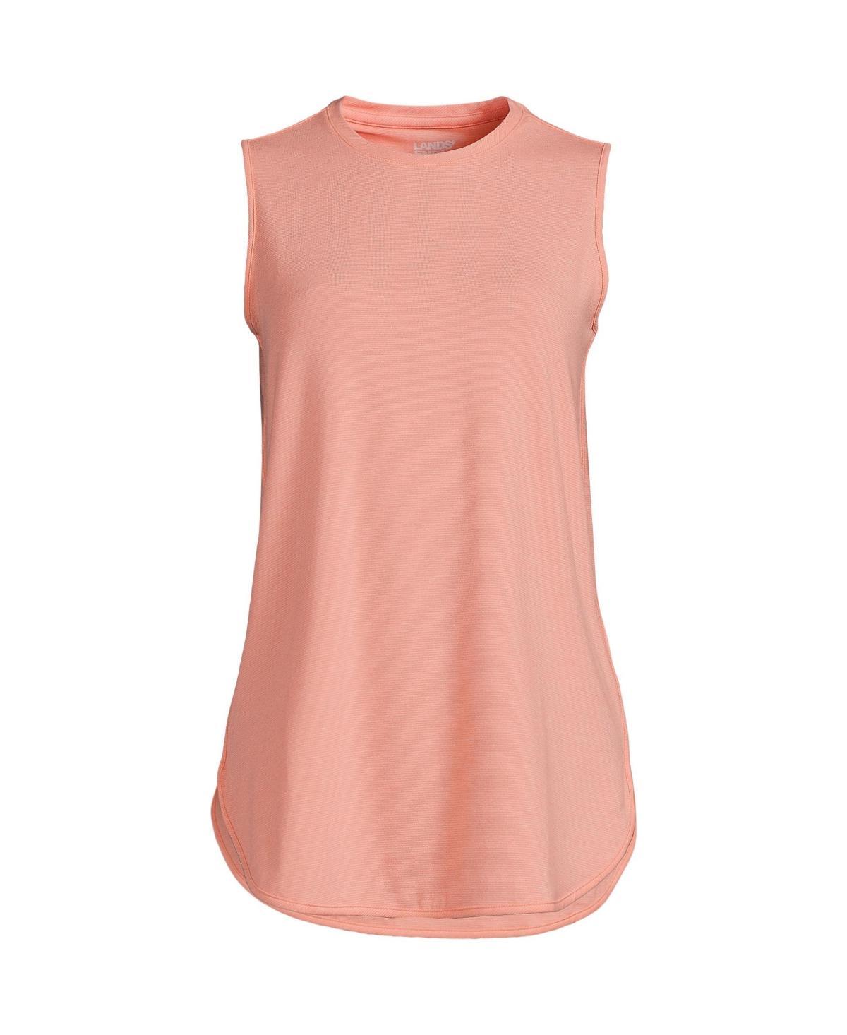 Petite Lands End Power Performance Tunic Tank Top, Womens Product Image