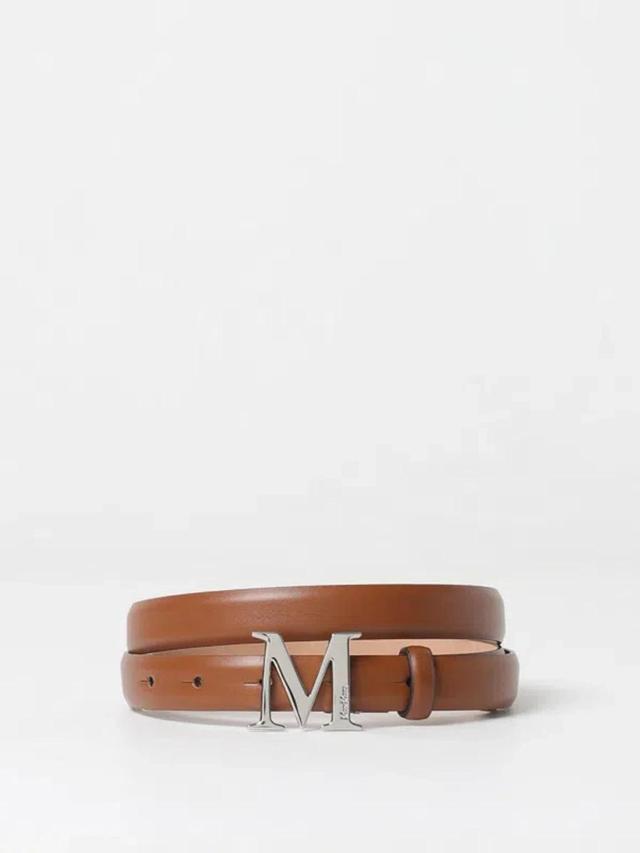 MAX MARA Belt Woman Leather Women In Brown Product Image