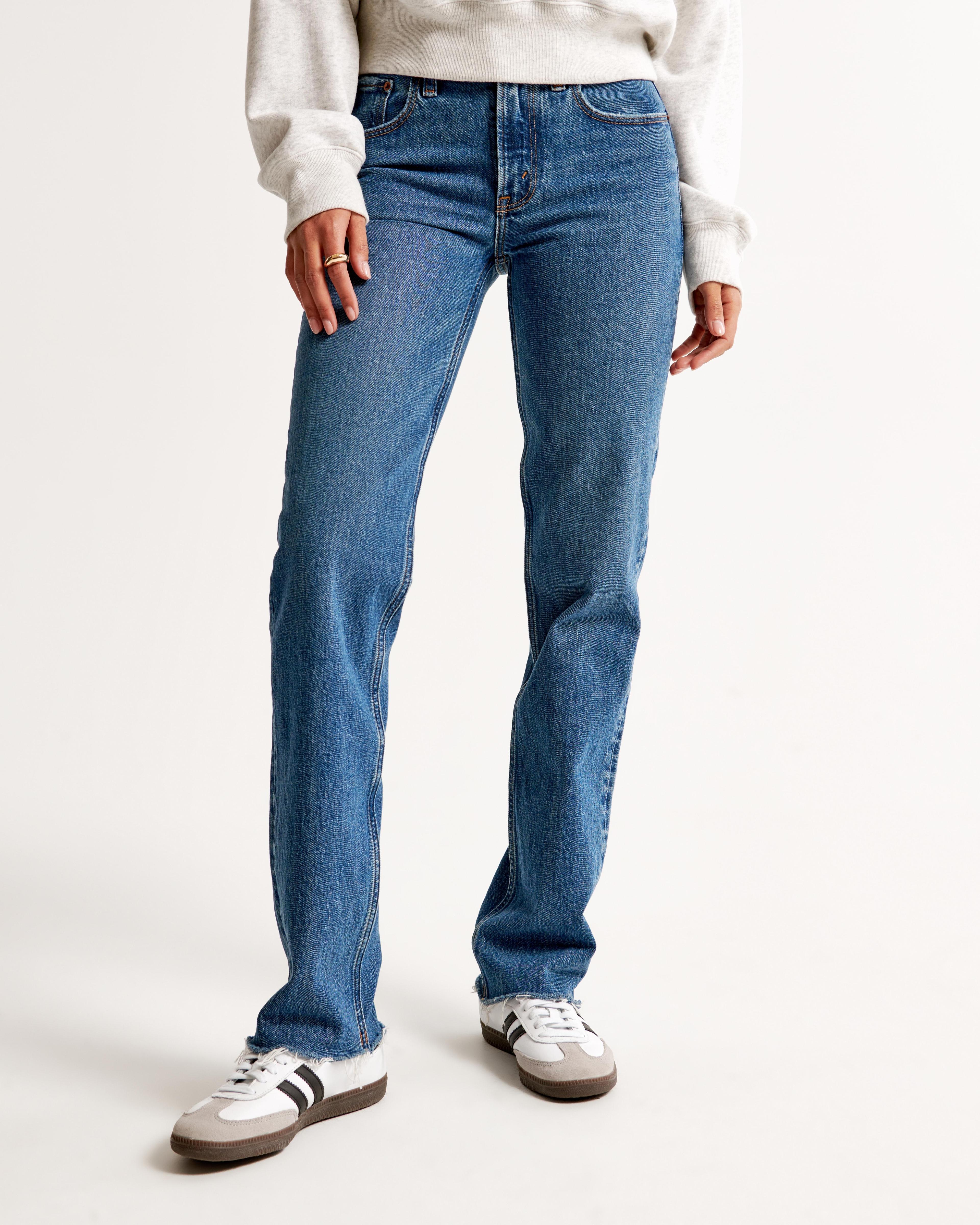 Mid Rise 90s Straight Jean Product Image