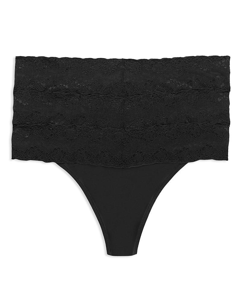 Natori Bliss Perfection Lace Trim Thong Product Image