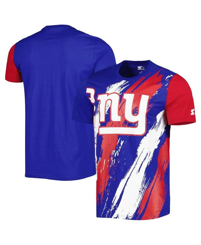 Mens Starter Royal New York Giants Extreme Defender T-Shirt Product Image