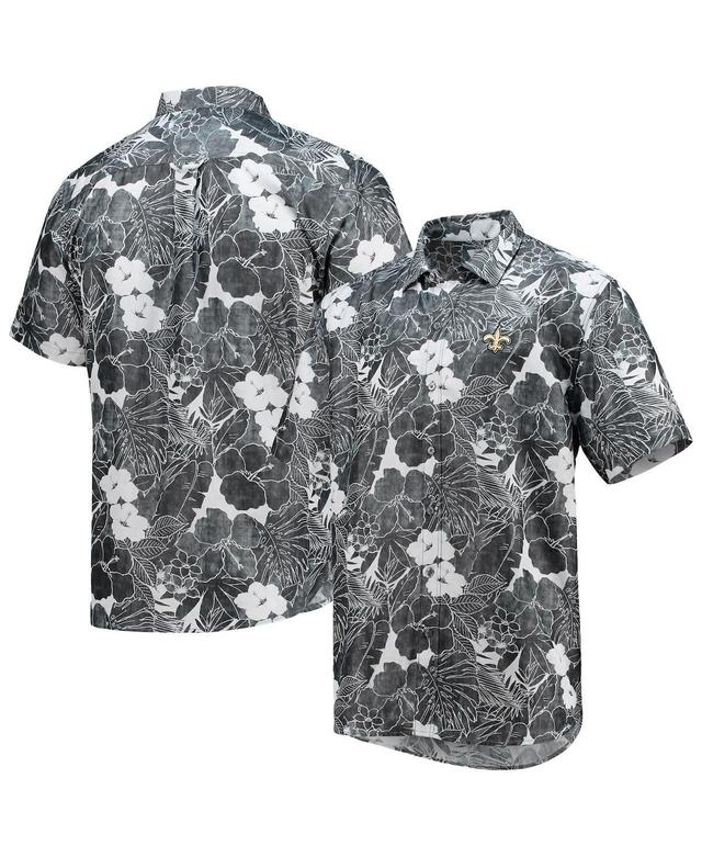 Tommy Bahama Mens New Orleans Saints Coconut Point Playa Floral IslandZone Button-Up Shirt Product Image