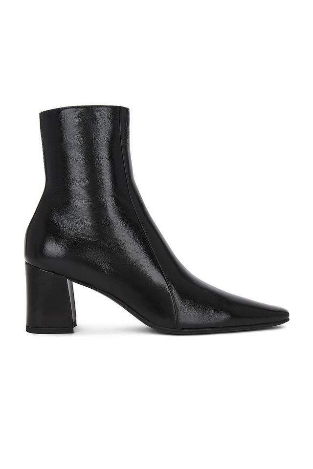 Saint Laurent Rainer Zipped Bootie in Noir - Black. Size 42 (also in 36, 37.5, 38, 40). Product Image