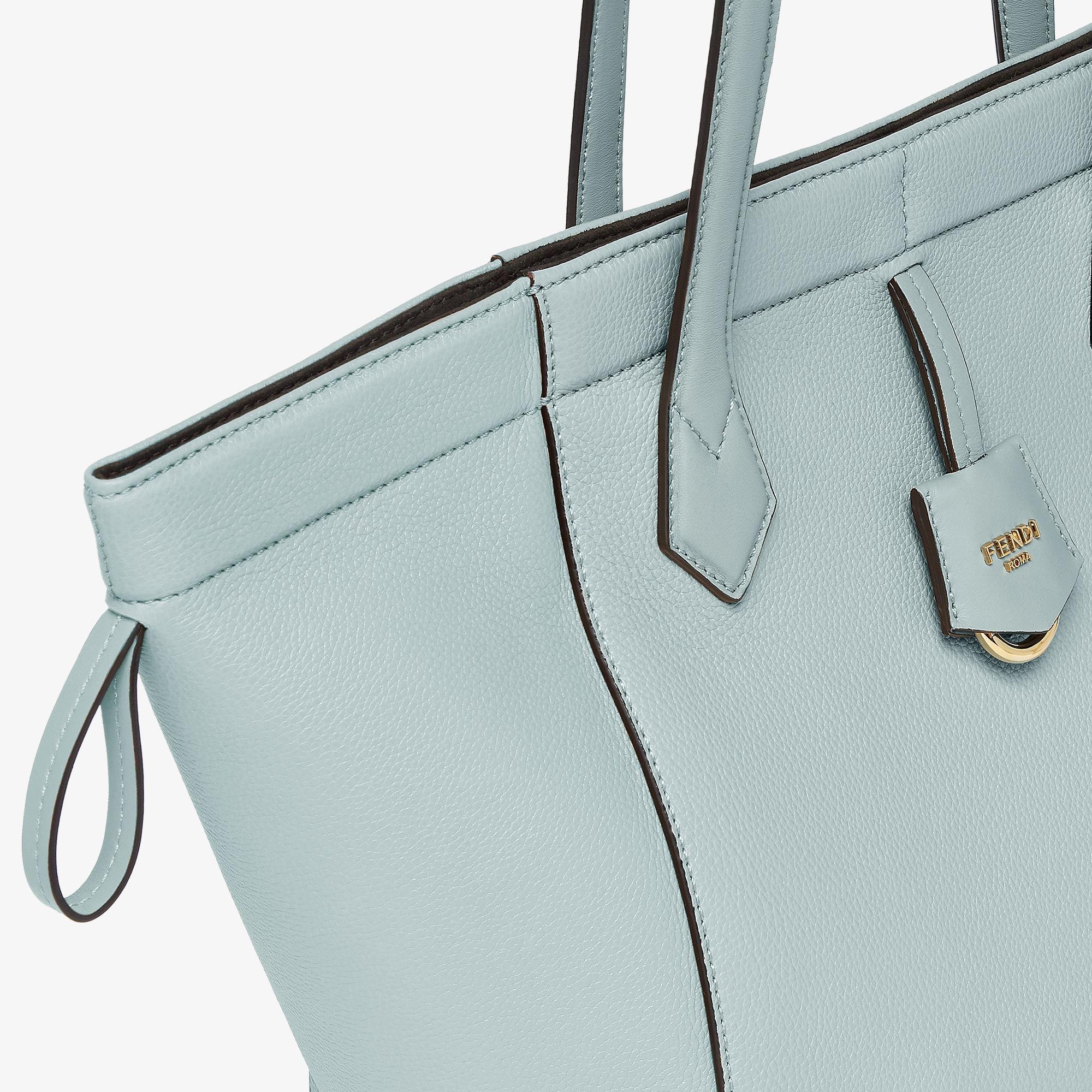 Fendi Origami MediumLight blue leather bag that can be transformed Product Image