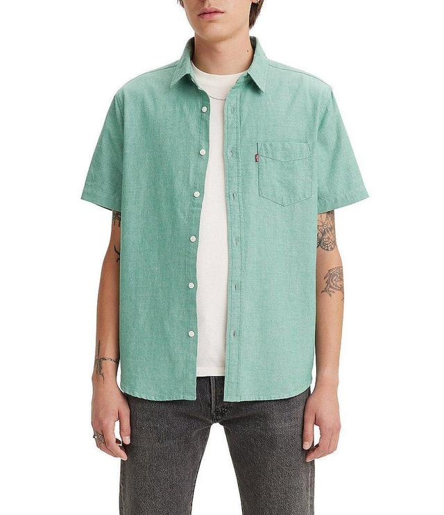 Levi's® Classic Fit Short Sleeve Patch Pocket Woven Shirt Product Image